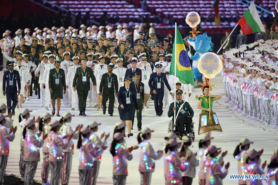 (SP)CHINA-WUHAN-7TH MILITARY WORLD GAMES-OPENING CEREMONY