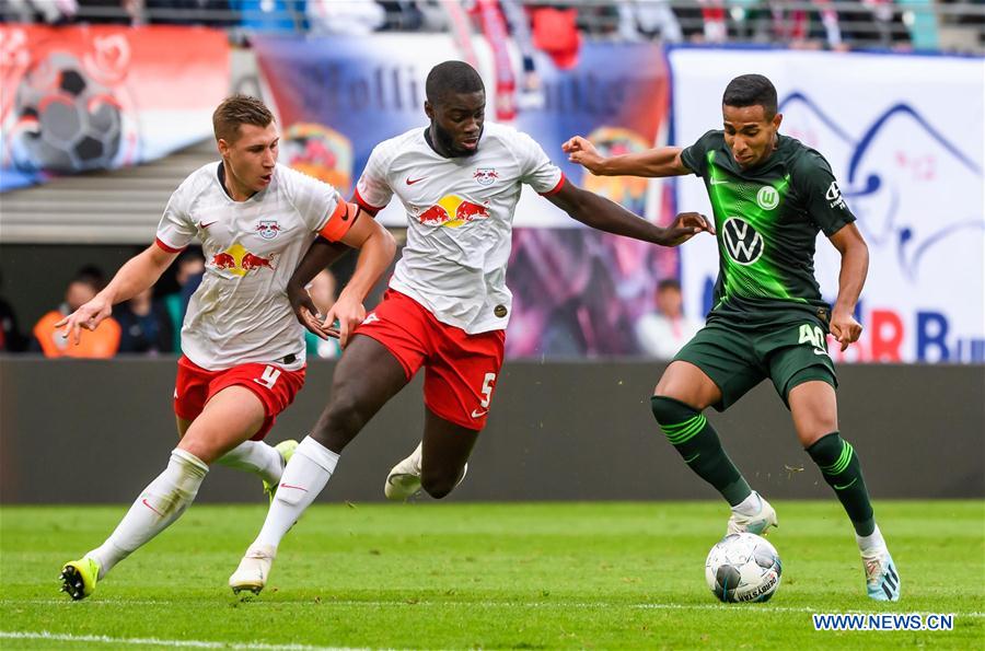 (SP)GERMANY-LEIPZIG-SOCCER-BUNDESLIGA-LAIPZIG VS WOLFSBURG