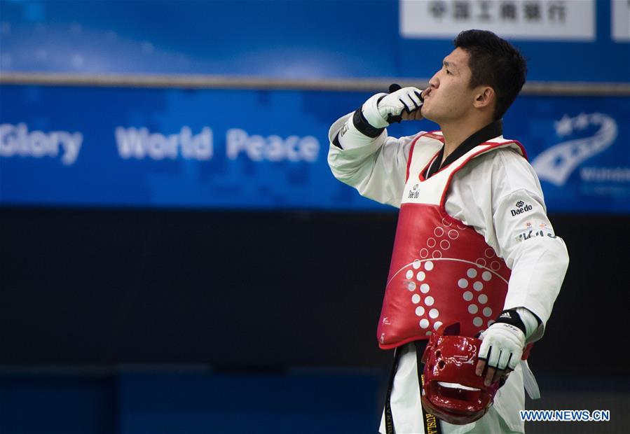 (SP)CHINA-WUHAN-7TH MILITARY WORLD GAMES-TAEKWONDO