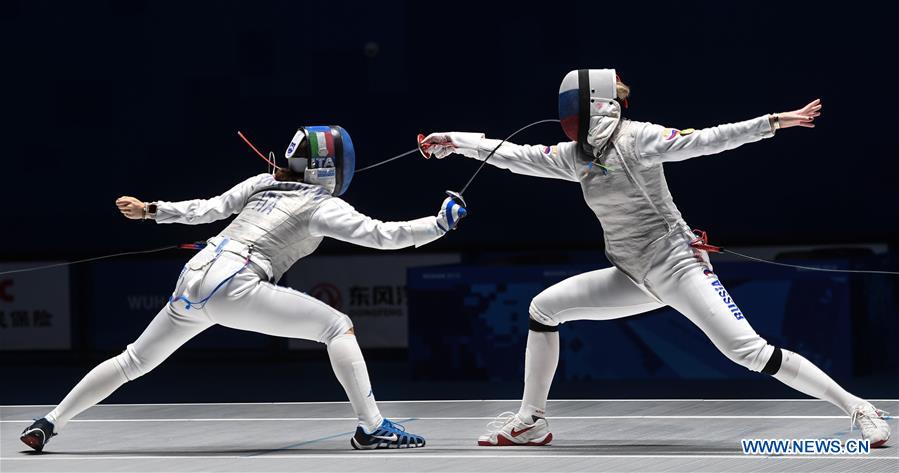 (SP)CHINA-WUHAN-7TH MILITARY WORLD GAMES-FENCING(CN)