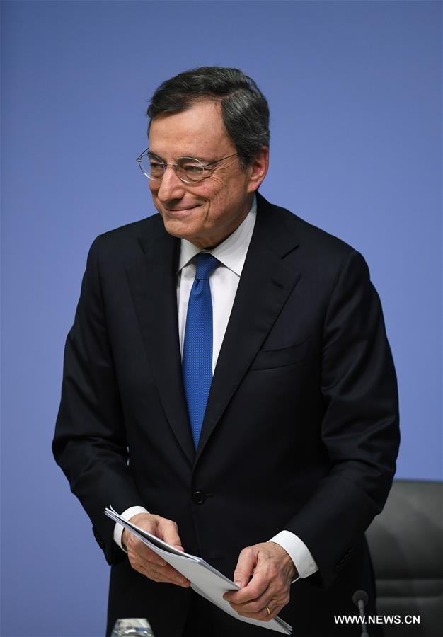 GERMANY-FRANKFURT-ECB-PRESS CONFERENCE-DRAGHI