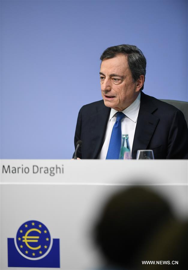 GERMANY-FRANKFURT-ECB-PRESS CONFERENCE-DRAGHI