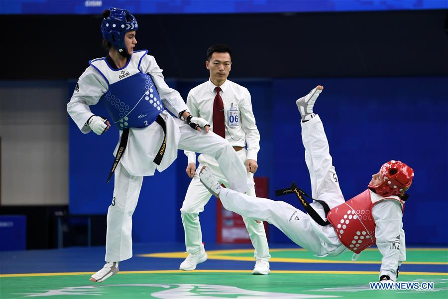 (SP)CHINA-WUHAN-7TH MILITARY WORLD GAMES-TAEKWONDO