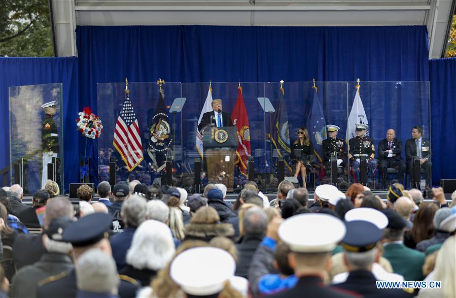 U.S.-NEW YORK-DONALD TRUMP-VETERANS DAY