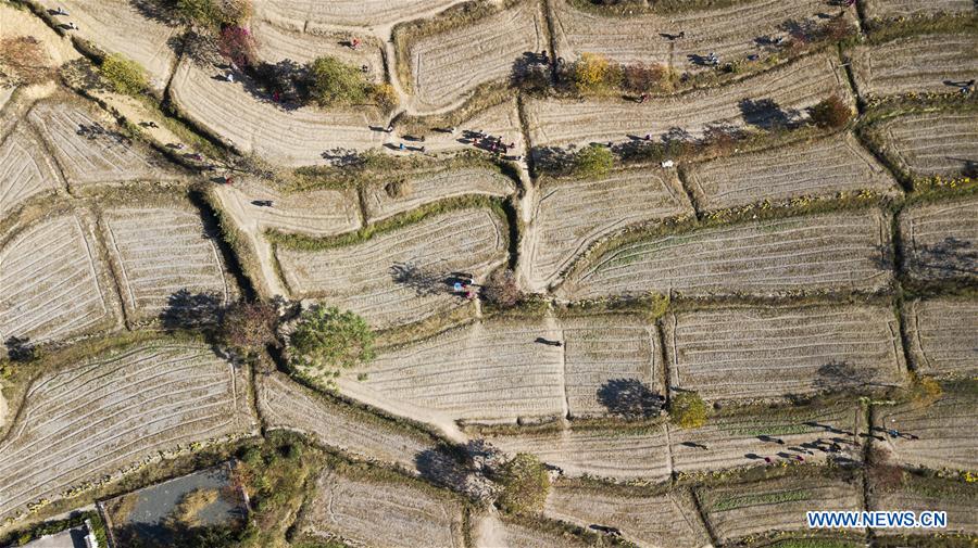 CHINA-ANHUI-SCENERY-AERIAL VIEW (CN)