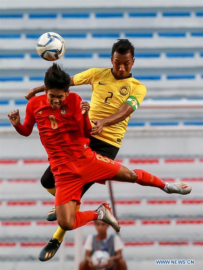 (SP)PHILIPPINES-MANILA-SEA GAMES-SOCCER-MALAYSIA VS MYANMAR