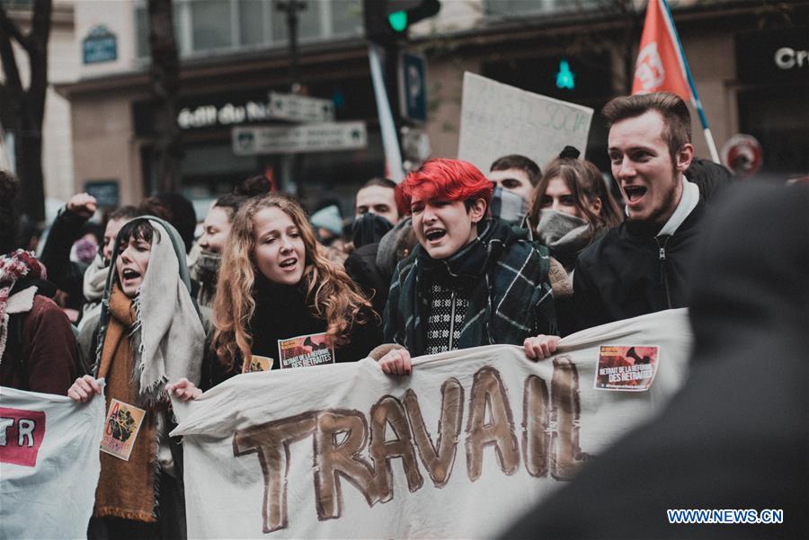 FRANCE-PARIS-PROTESTS-PENSION REGIME-OVERHAUL