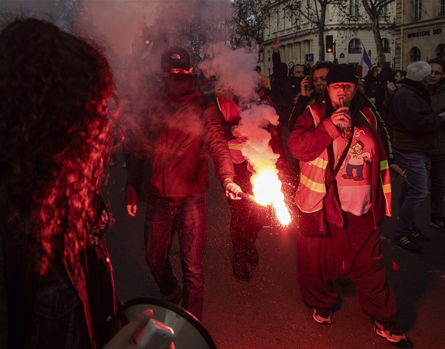 FRANCE-STRIKE-PENSION REFORM