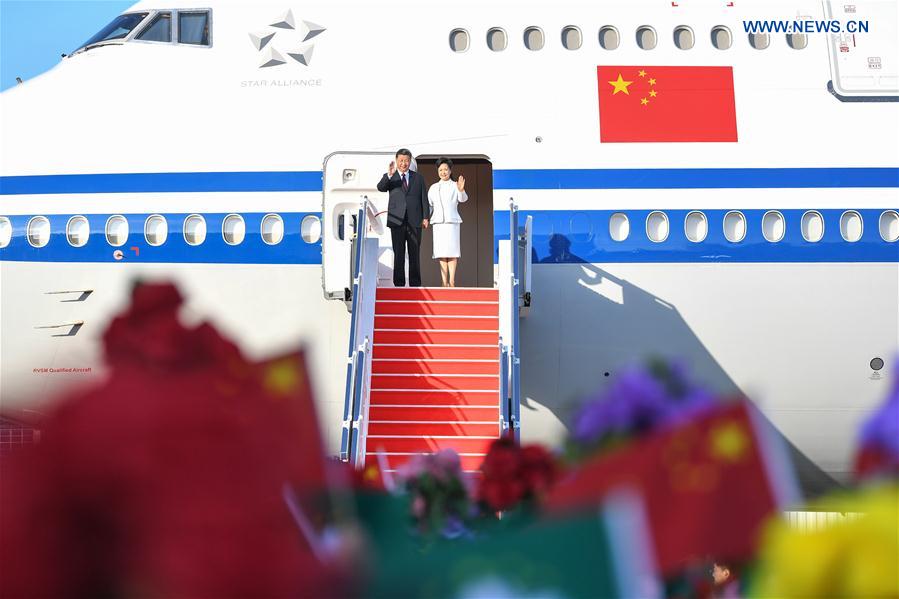 CHINA-MACAO-XI JINPING-ARRIVAL (CN)