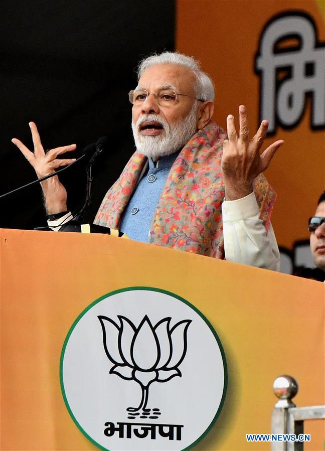 INDIA-NEW DELHI-PM-BJP-RALLY