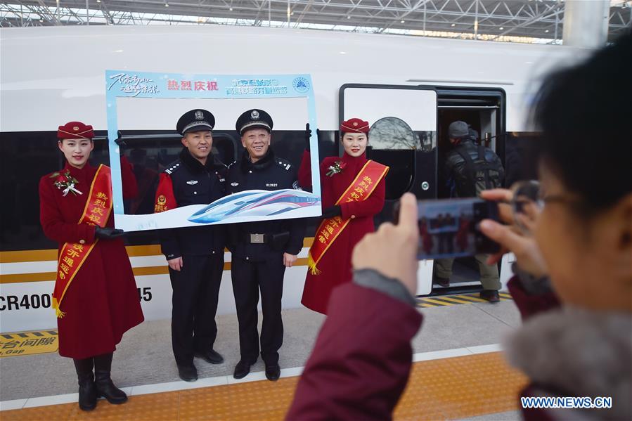 CHINA-BEIJING-ZHANGJIAKOU-HIGH-SPEED RAILWAY-OPENING (CN)