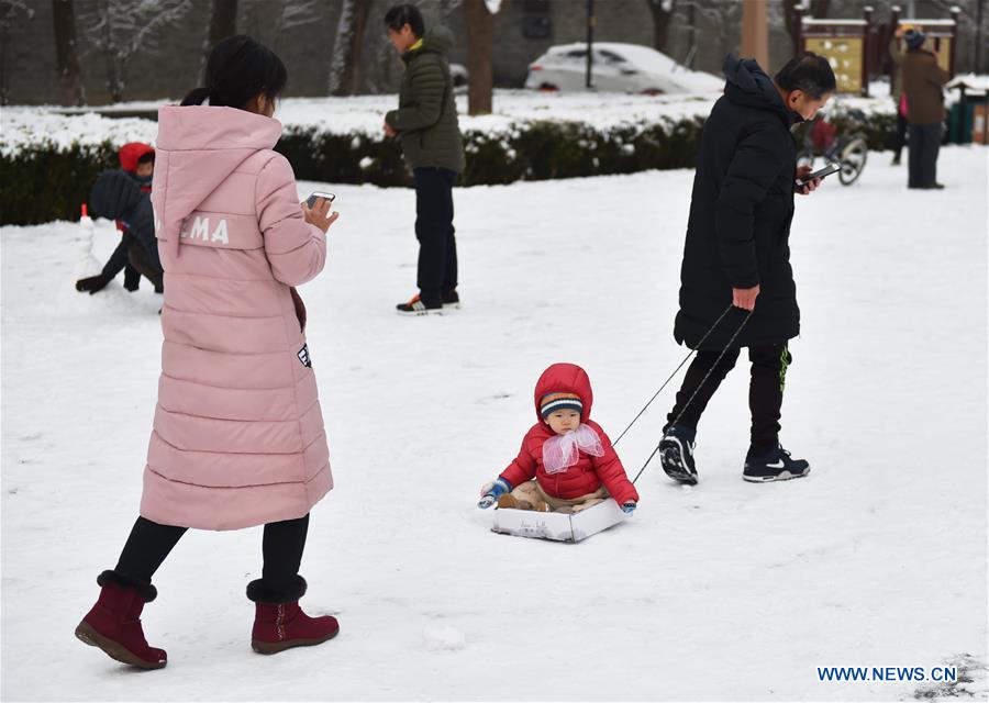 CHINA-BEIJING-SNOW SCENERY (CN)