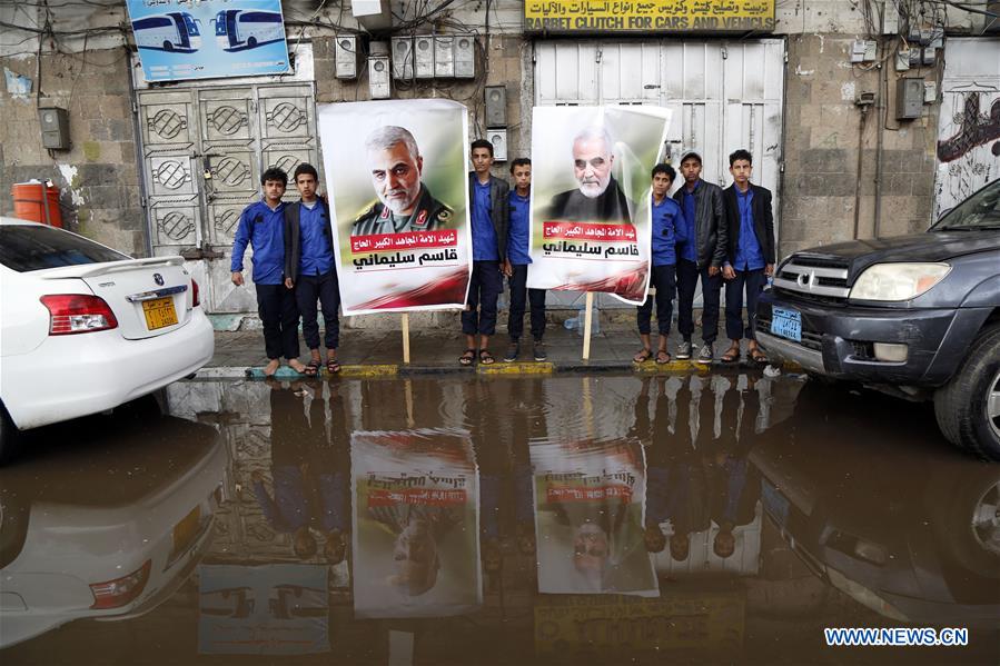 YEMEN-SANAA-SOLEIMANI-PROTEST