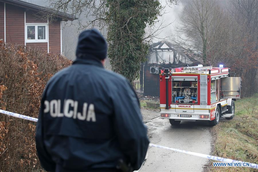 CROATIA-ANDRASEVAC-RETIREMENT HOME-FIRE