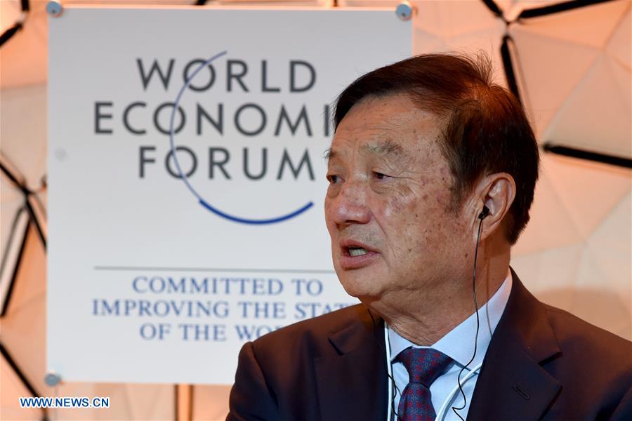 SWITZERLAND-DAVOS-WEF ANNUAL MEETING-HUAWEI-REN ZHENGFEI