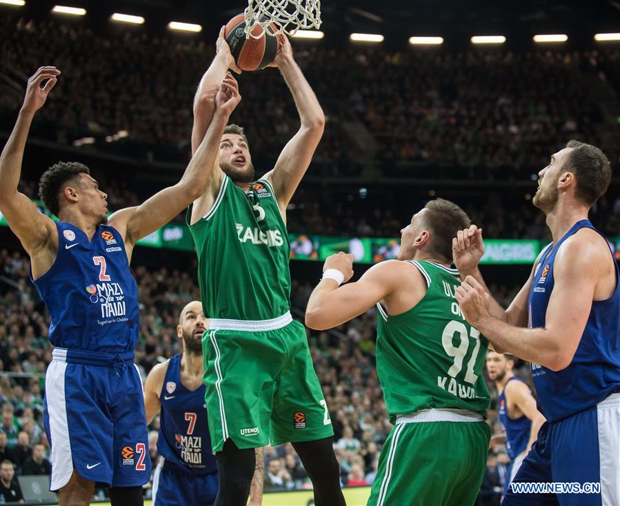 (SP)LITHUANIA-KAUNAS-BASKETBALL-EUROLEAGUE-ZALGIRIS KAUNAS VS OLYMPIACOS PIRAEUS