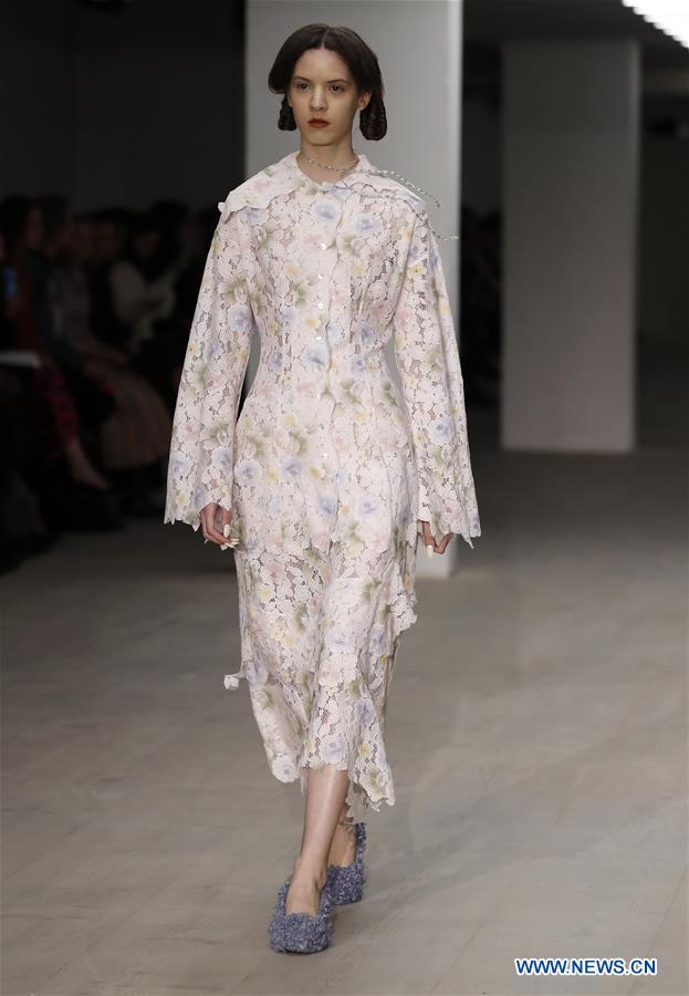 BRITAIN-LONDON-FASHION WEEK-YUHAN WANG