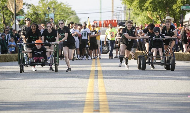 Cloverdale Bed Race held in Surrey, Canada