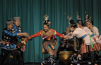 Chinese dancers peform during Chinese New Year celebrations in Kalkara, Malta