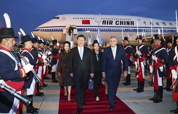 Chinese president arrives in Argentina for G20 summit, state visit