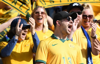 Fans' reaction ahead of match between Jordan, Australia of AFC Asian Cup