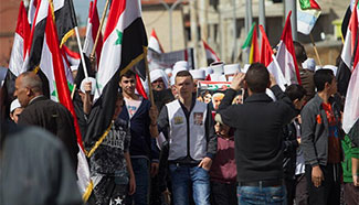 Druze residents rally against Israel's annexation in Golan Heights