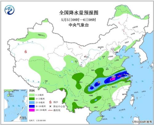 氣象臺(tái)發(fā)布暴雨藍(lán)色預(yù)警：長(zhǎng)江中下游地區(qū)暴雨襲城