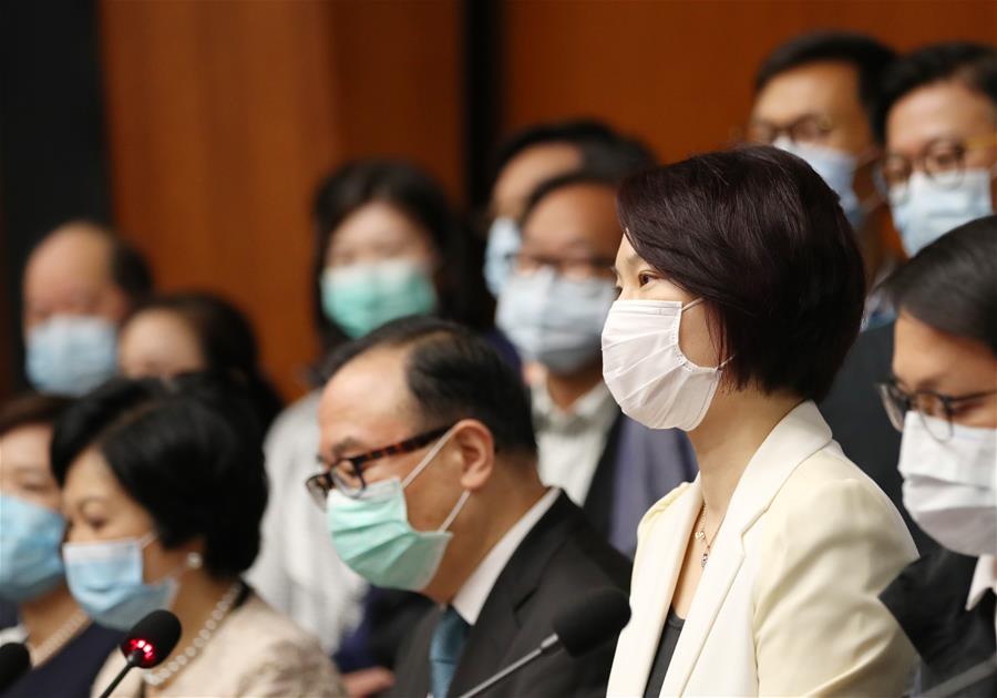 （圖文互動）（2）香港特區(qū)立法會主席和41位議員支持建立健全香港特區(qū)維護國家安全的法律制度和執(zhí)行機制