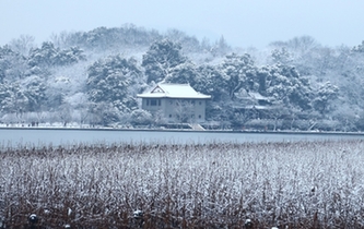 一夜風(fēng)雪 杭州西湖美如畫