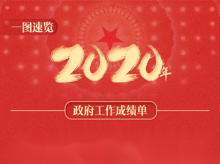 一圖速覽2020年政府工作成績單