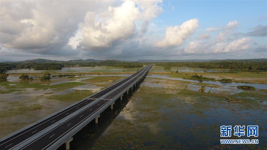 （國(guó)際·圖文互動(dòng)）（4）中企承建斯里蘭卡南部高速公路延長(zhǎng)線全線通車