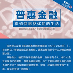 【G20系列圖解】普惠金融將如何惠及你我的生活？