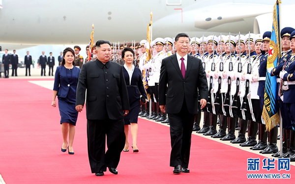 習(xí)近平抵達(dá)平壤開(kāi)始對(duì)朝鮮民主主義人民共和國(guó)進(jìn)行國(guó)事訪(fǎng)問(wèn)