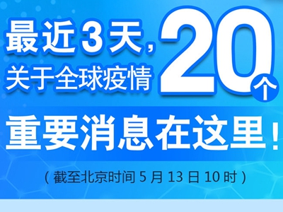 【圖解】最近3天，關(guān)于全球疫情20個(gè)重要消息在這里！