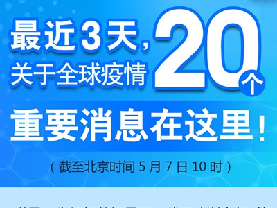 【圖解】最近3天，關(guān)于全球疫情20個(gè)重要消息在這里！